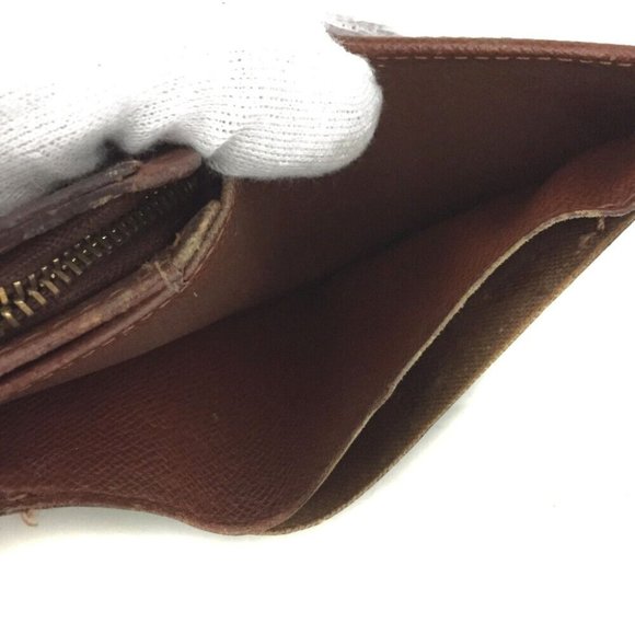 754141S Louis Vuitton Wallet Porte Monnaie Billets Tresor Brown Monogram - Picture 7 of 9